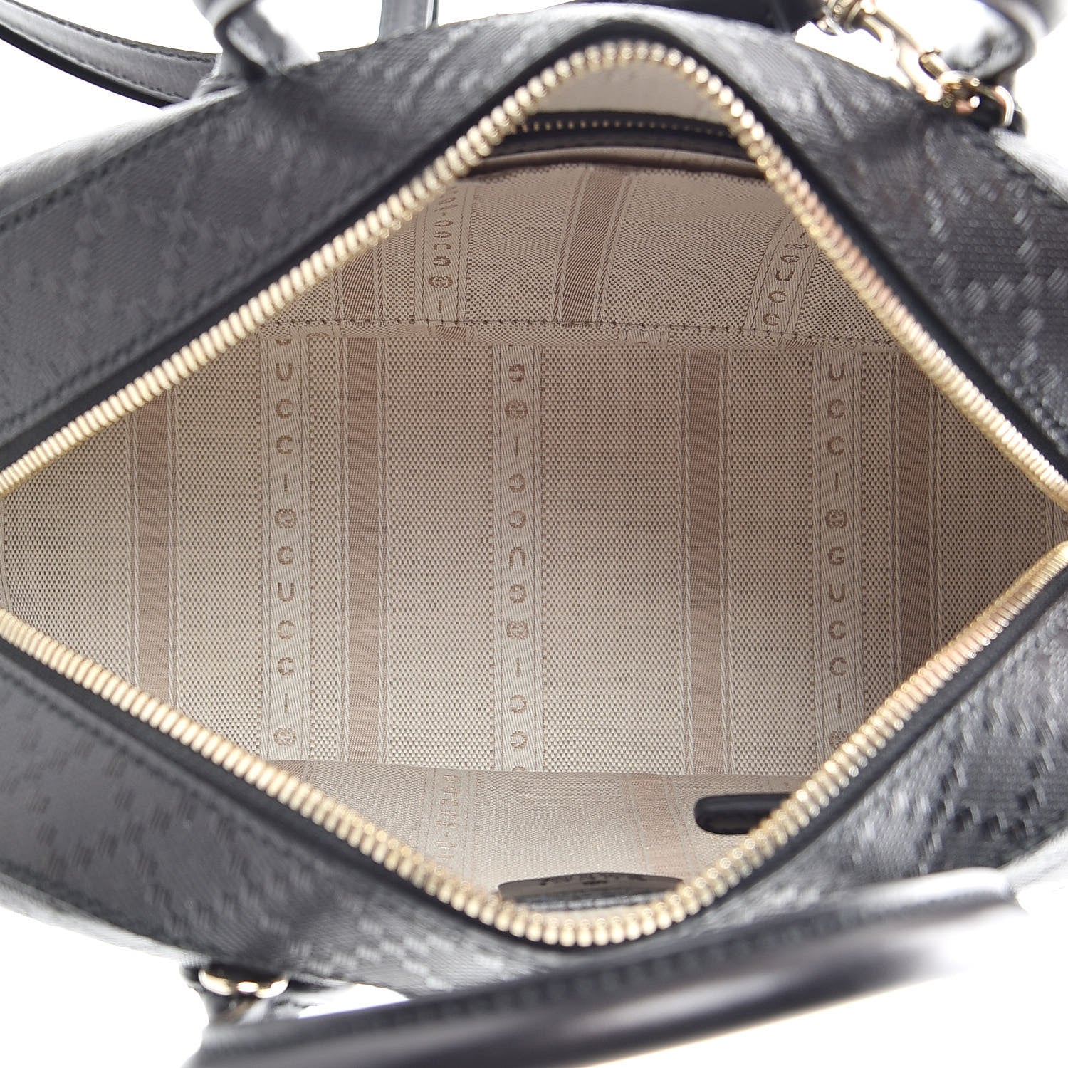 Gucci Calfskin Diamante Small Top Handle Bag Black 5 of 11