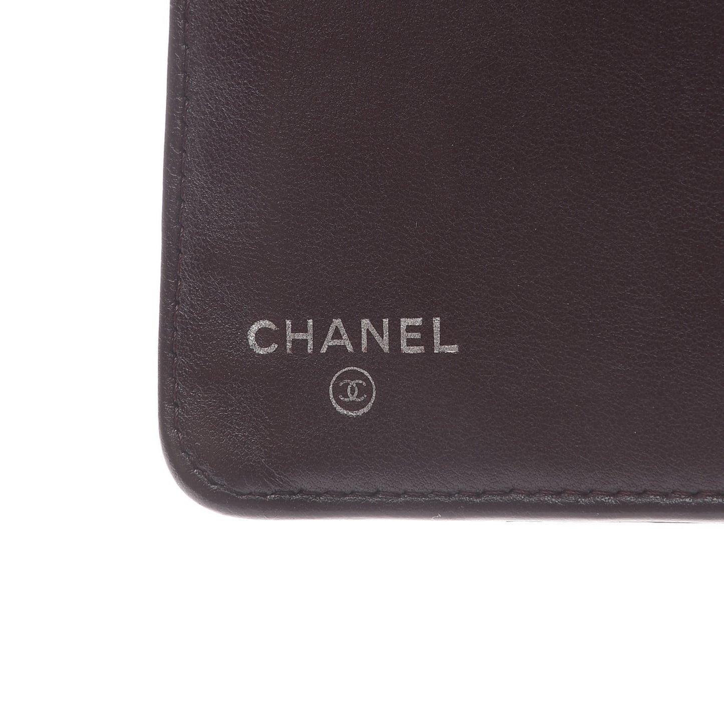 Lambskin Quilted Yen Wallet Black