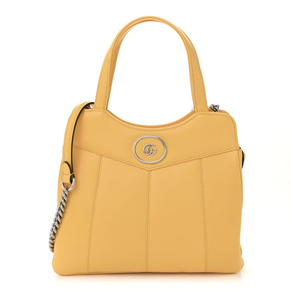 Gucci Senna Calfskin Petite GG Small Tote Bag Sunny Yellow 1 of 10