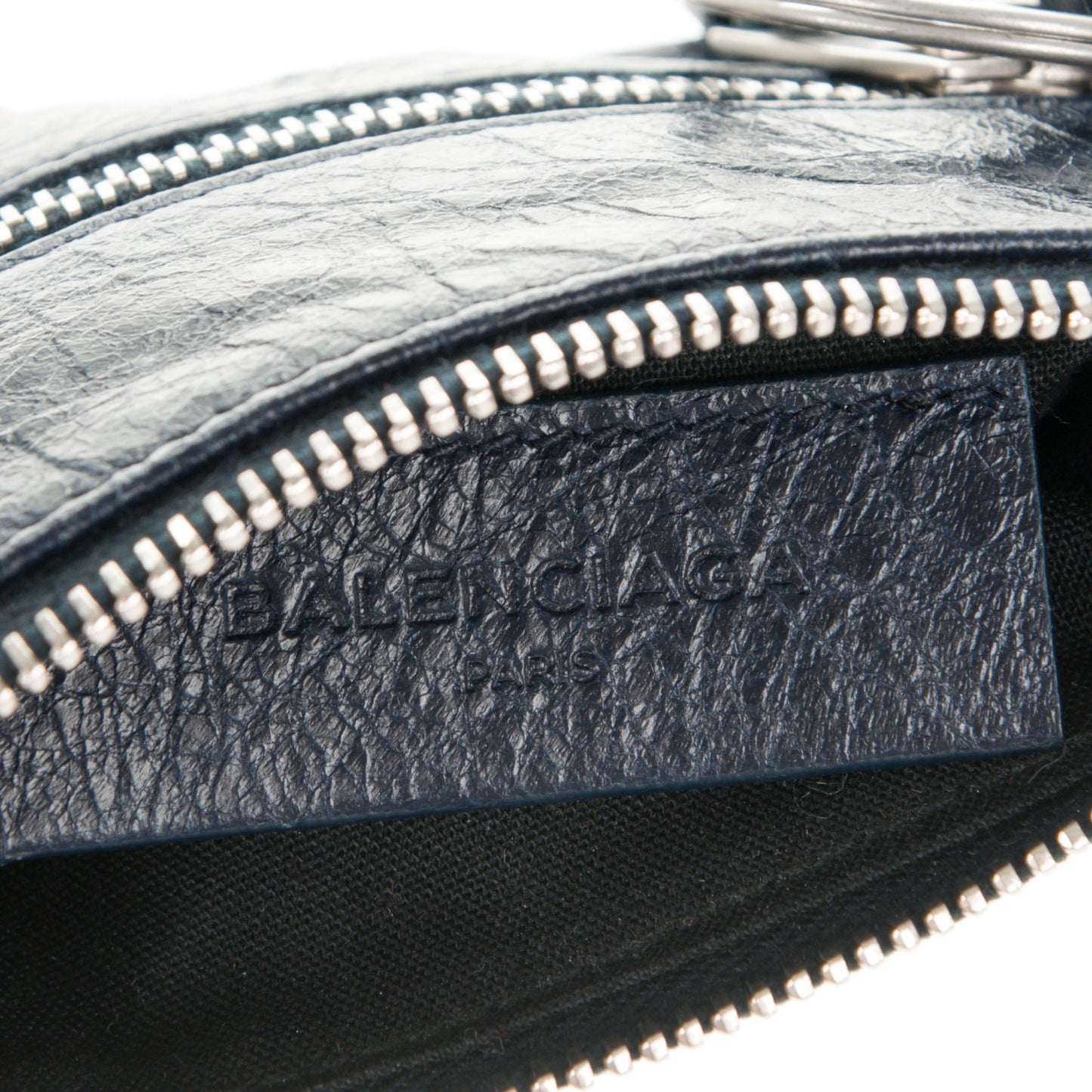 Agneau Arena Classic Hardware Tokyo Wallet Nuit Fonce