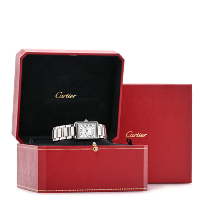 Cartier Stainless Steel 25mm Must de Cartier Tank Quartz Watch 5 of 5