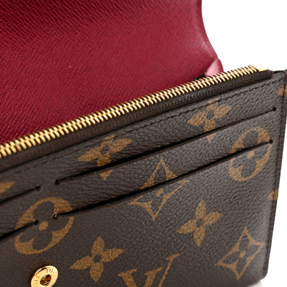 Louis Vuitton Monogram Emilie Wallet Fuchsia 10 of 12
