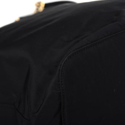 Prada Nylon Tessuto Acciaio Chain Shoulder Bag Black 10 of 12