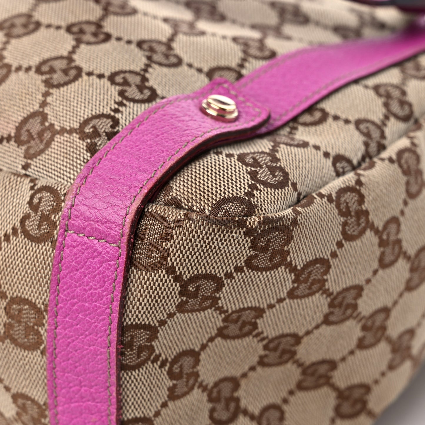 Monogram Medium Abbey Shoulder Bag Pink