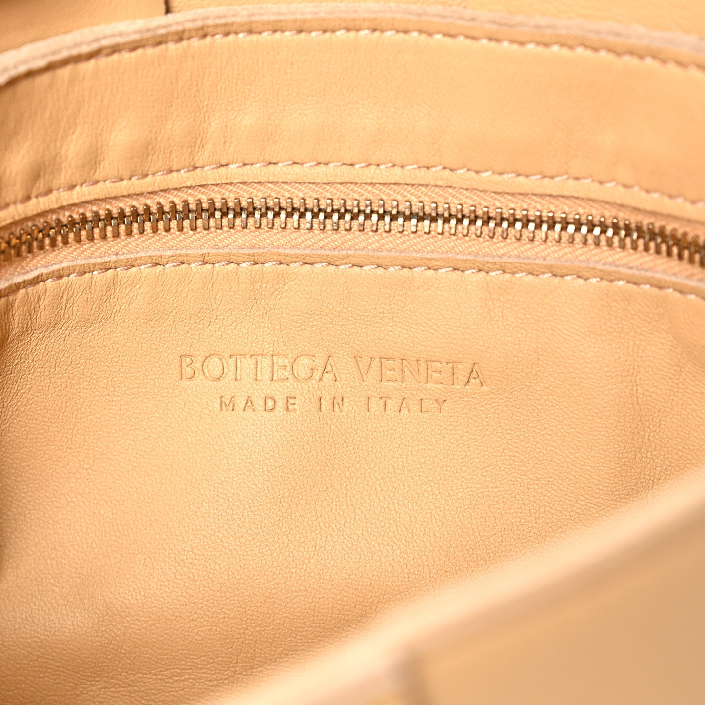Lambskin Maxi Intrecciato Cassette Crossbody Bag Almond