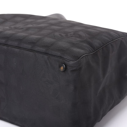 Chanel Nylon Large Travel Tote Black 6 of 12