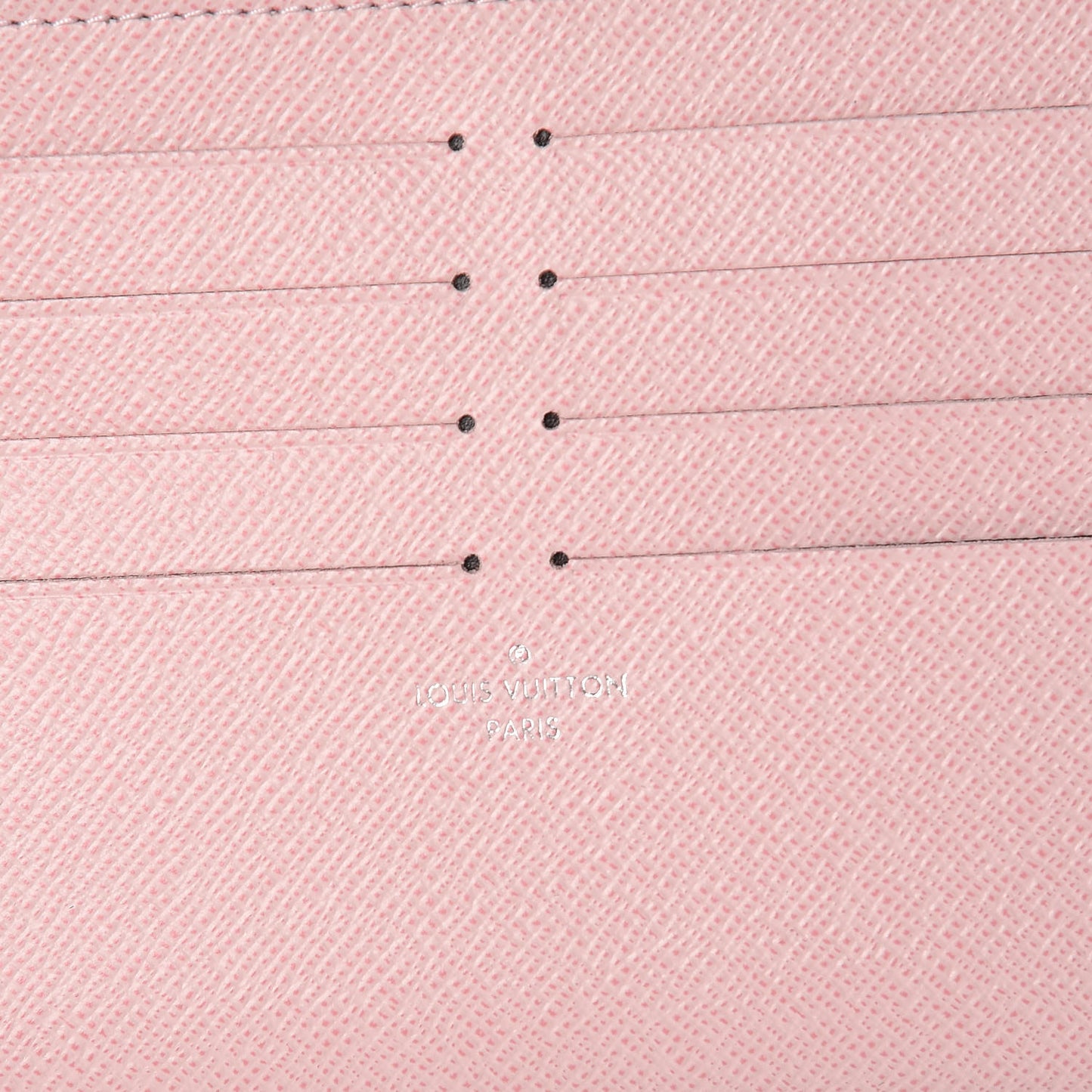 Calfskin Felicie Card Holder Insert Rose Ballerine