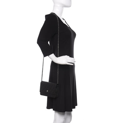 Chanel Caviar Quilted Wallet On Chain WOC Black 2 of 11