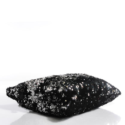 Chanel Sequin Summer Night Drawstring Tote Black 9 of 25