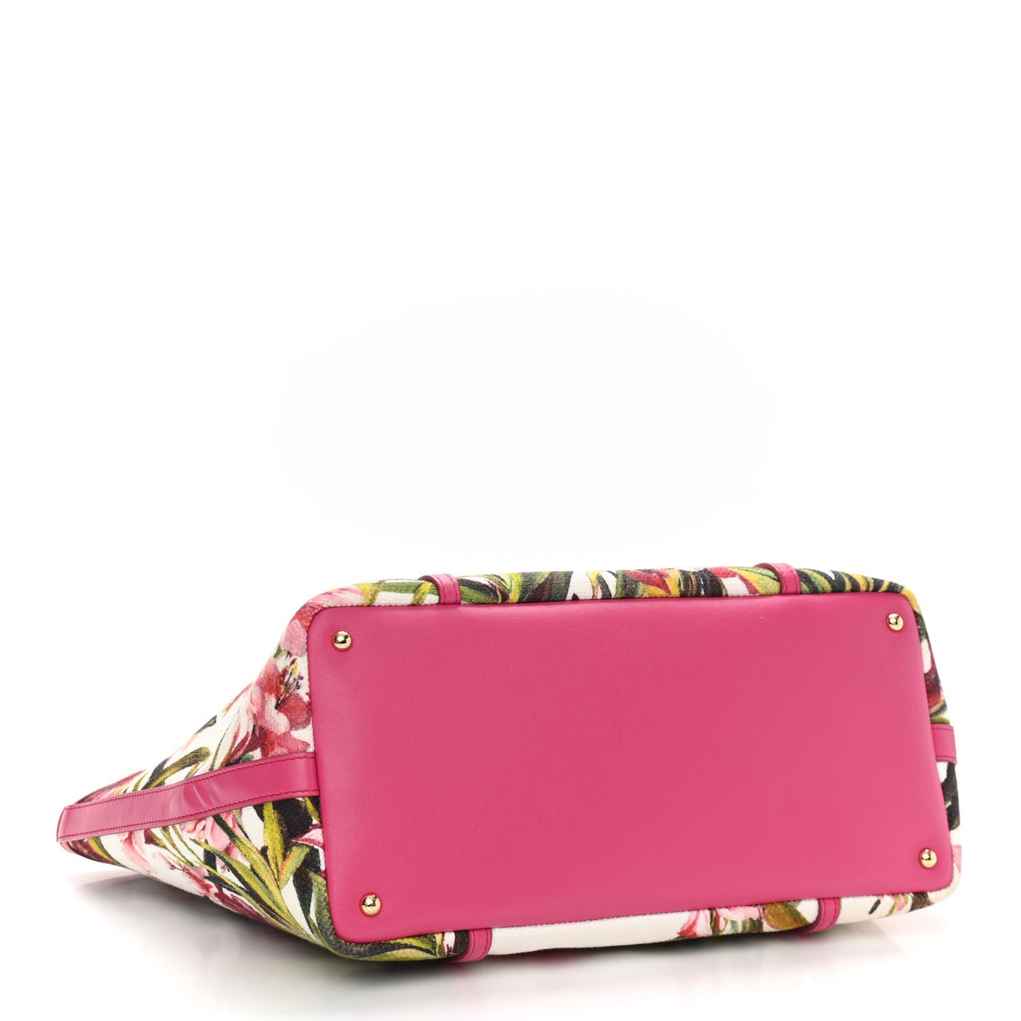 Canvas Floral Printed Escape Tote Pink