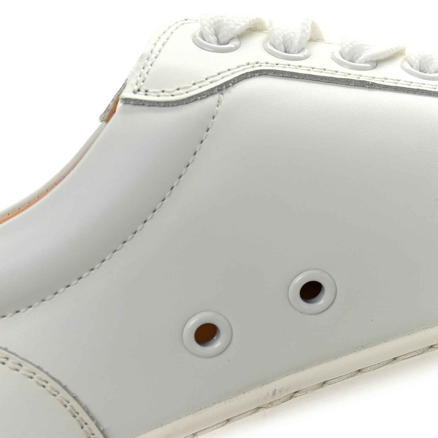 Calfskin Vieira Flat Sneakers 37 White