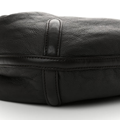 Bottega Veneta Calfskin Shearling Aviator Mini Jodie Dark Brown Fondant 9 of 10