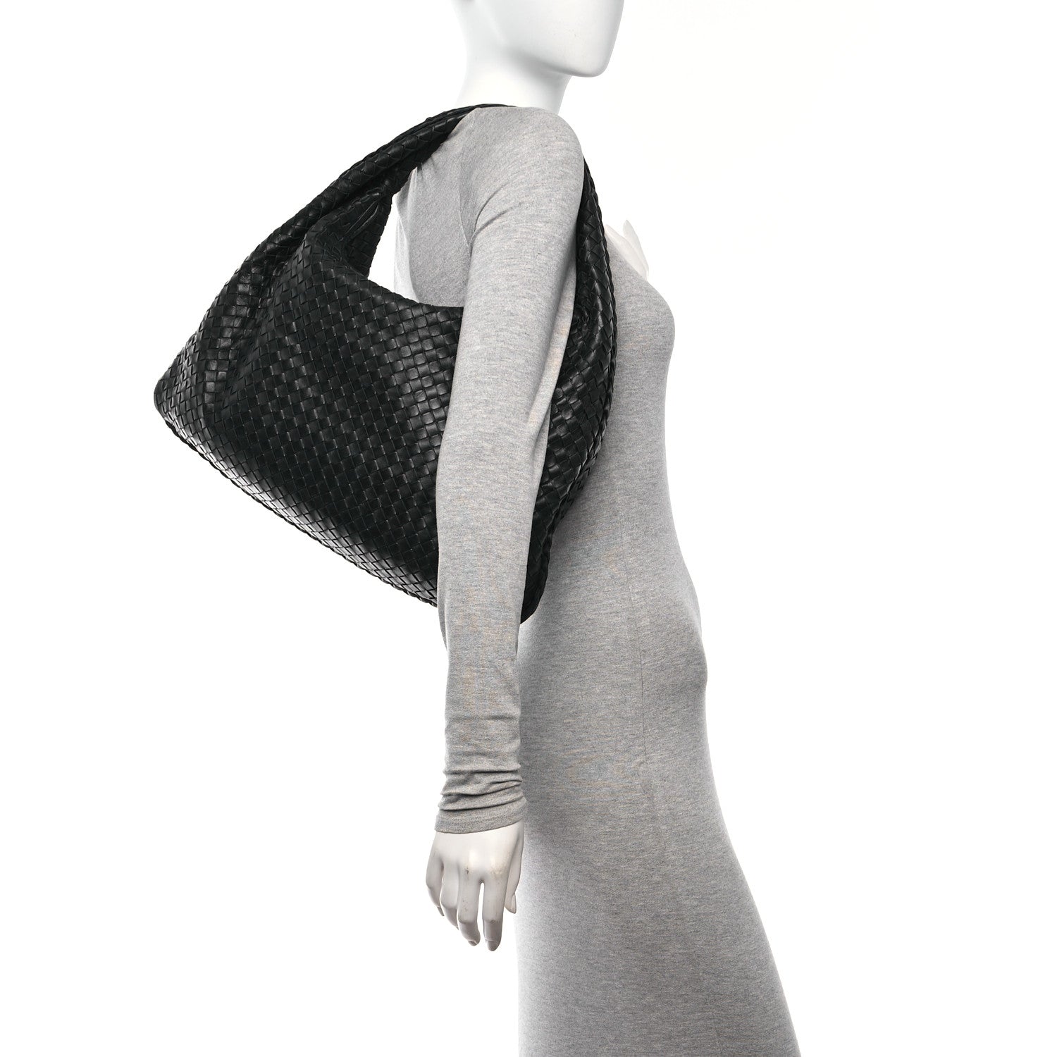 Bottega Veneta Nappa Intrecciato Large Veneta Hobo Black 2 of 10