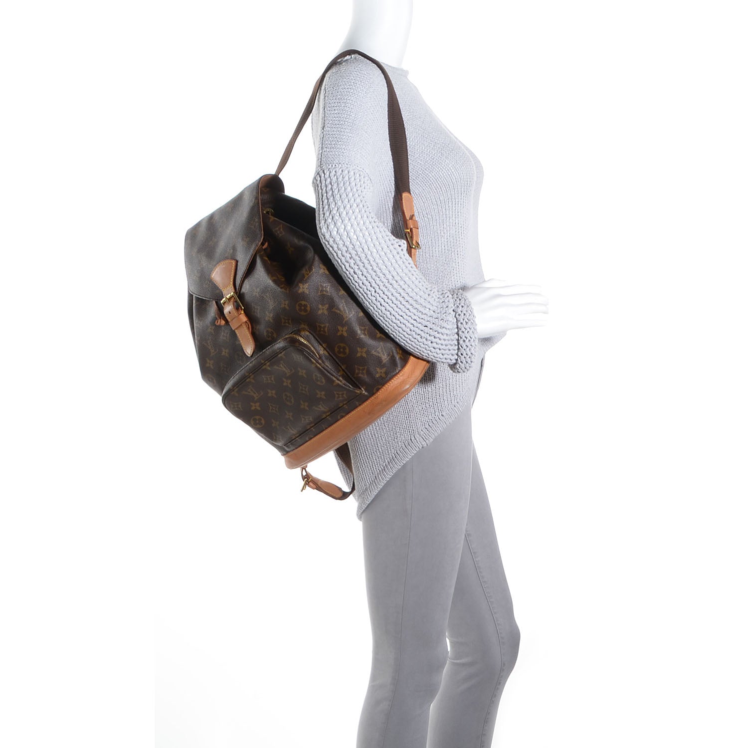 Louis Vuitton Monogram Montsouris GM Backpack 2 of 7
