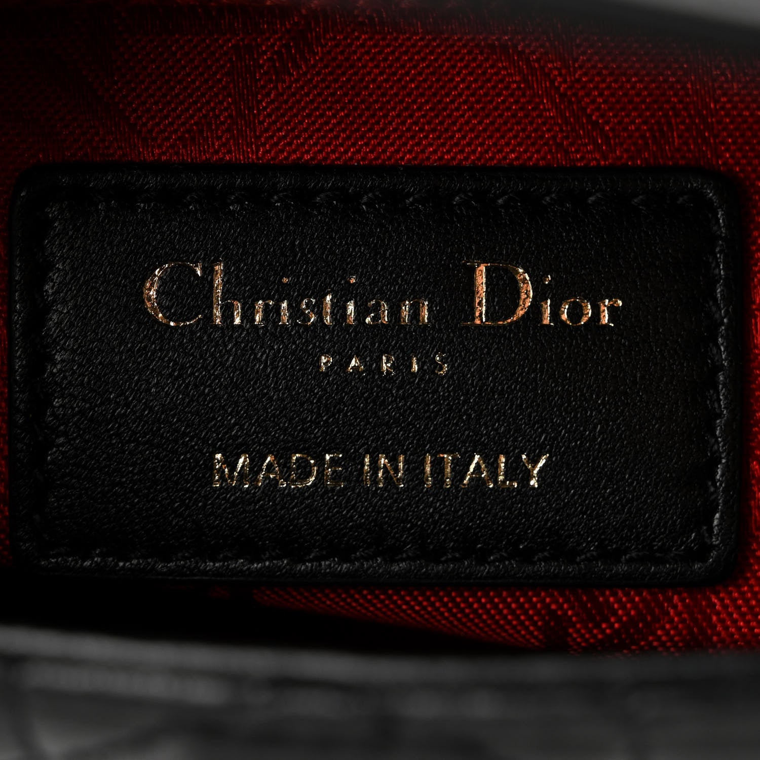 Christian Dior Lambskin Cannage Small My ABCDior Lady Dior Black 5 of 9
