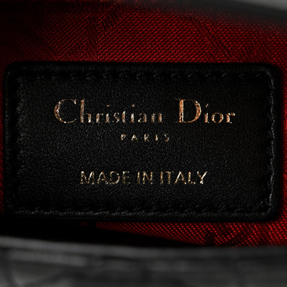 Christian Dior Lambskin Cannage Small My ABCDior Lady Dior Black 5 of 9