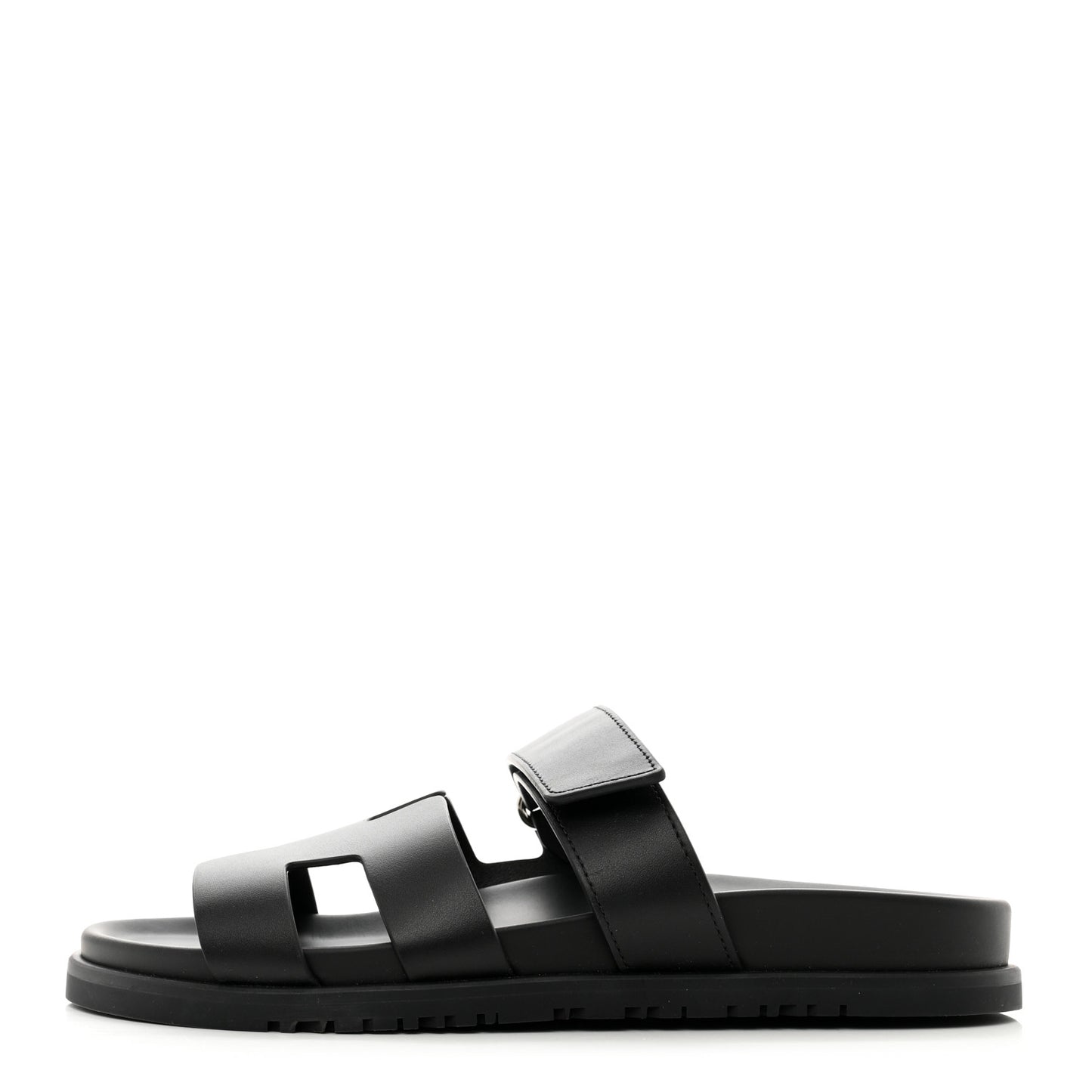 Calfskin Womens Chypre Sandals 38 Black