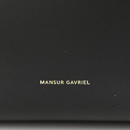 Mansur Gavriel Saffiano Large Shopping Tote Black Flamma 8 of 13