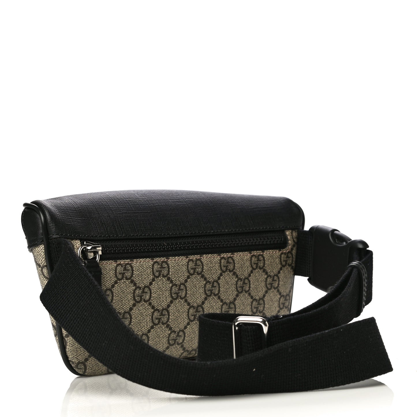 GG Supreme Monogram Belt Bag Black