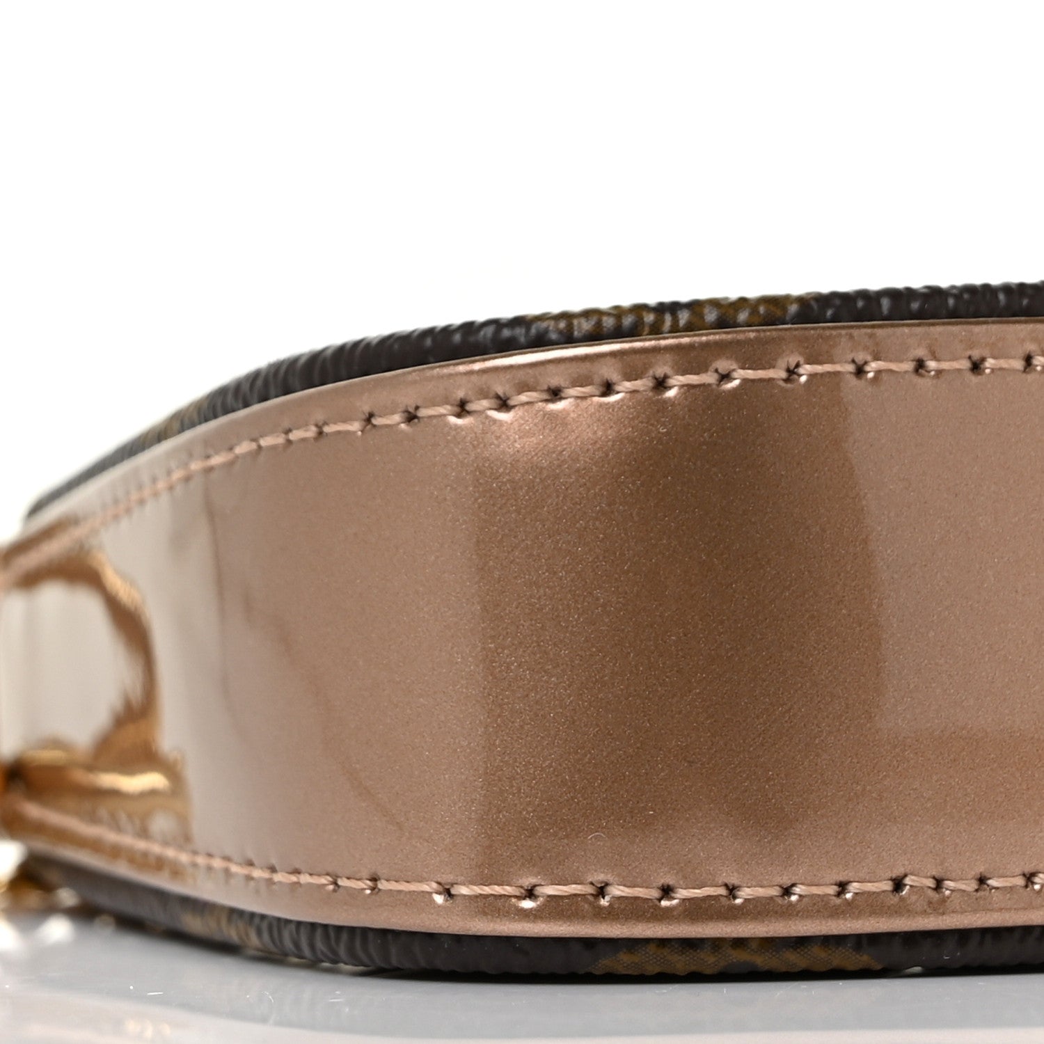 Louis Vuitton Metallic Vernis Mini Pochette Accessories Rose Gold 6 of 7