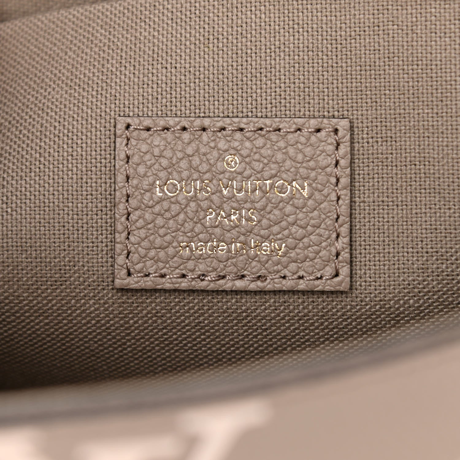 Louis Vuitton Empreinte Monogram Giant Felicie Pochette Tourterelle Creme 9 of 10