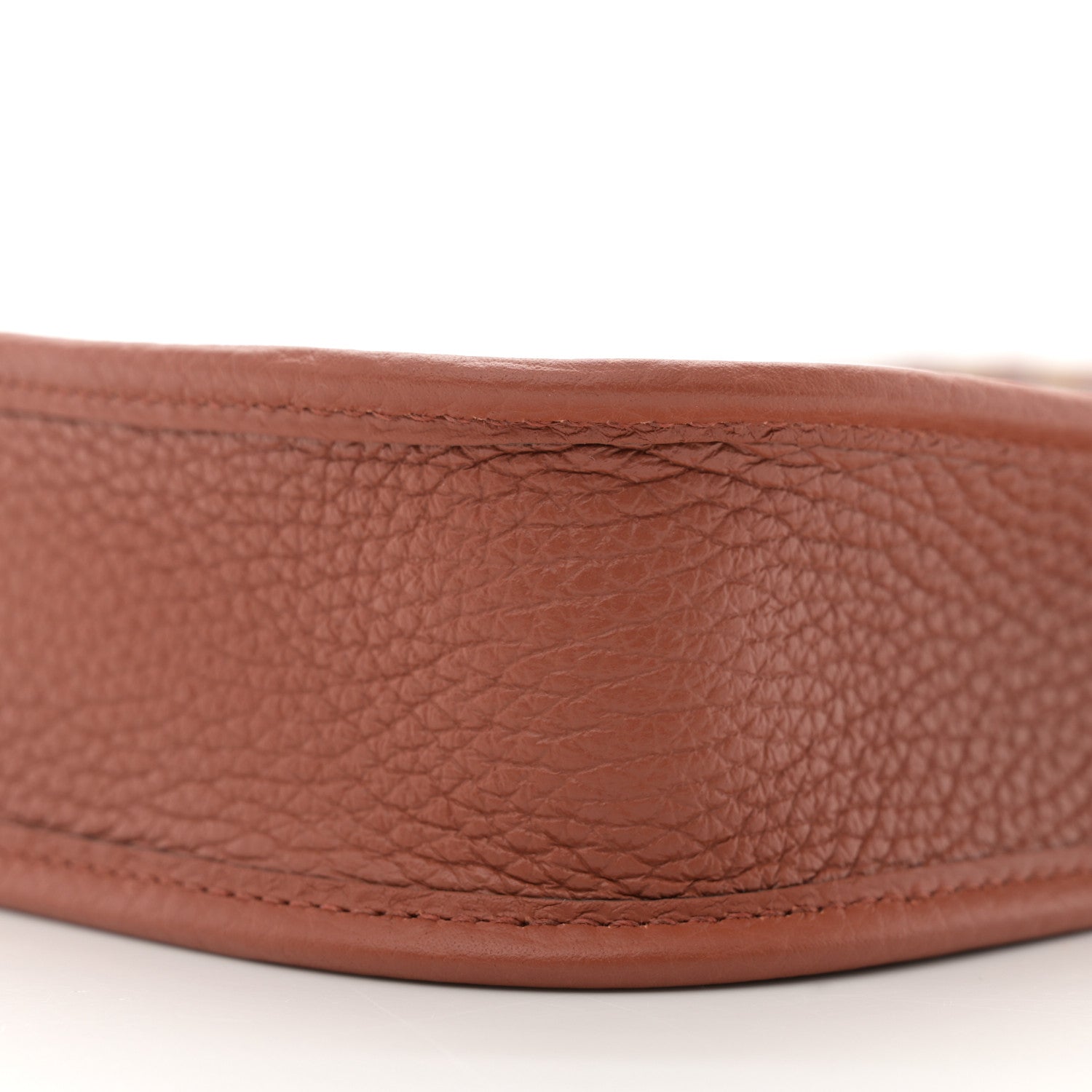 Hermes Taurillon Clemence Maxi Quadrille Evelyne TPM Cuivre Chai Nata Bleu Brume 10 of 11
