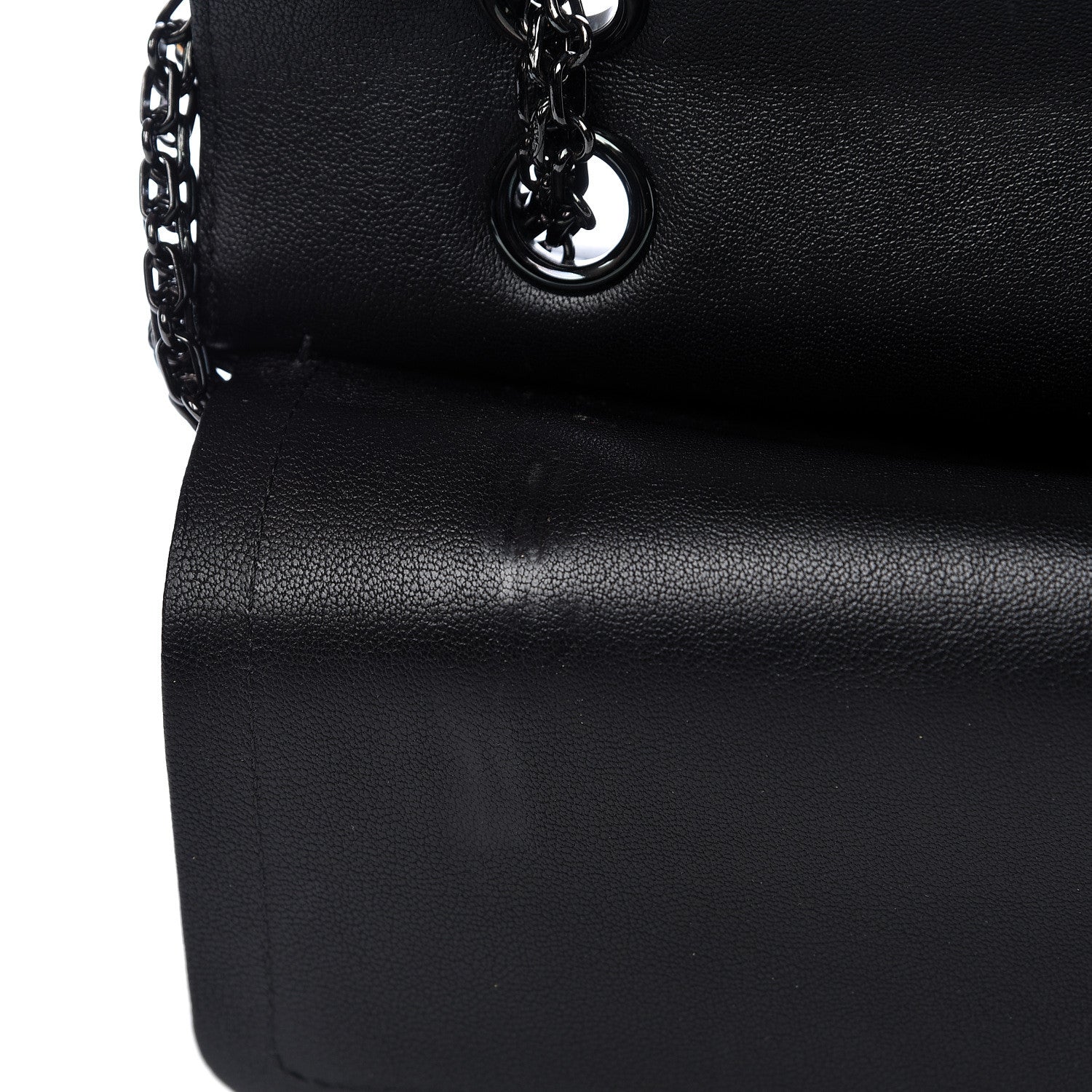 Chanel Sheepskin Chevron Quilted 2.55 Reissue 227 Flap So Black 12 of 18