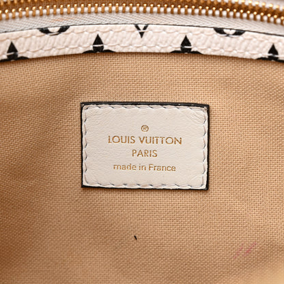 Louis Vuitton Monogram Giant Speedy Bandouliere 30 Kaki Beige 6 of 10
