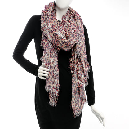 Louis Vuitton Cashmere Silk Stephen Sprouse Disco Leopard Stole 3 of 4