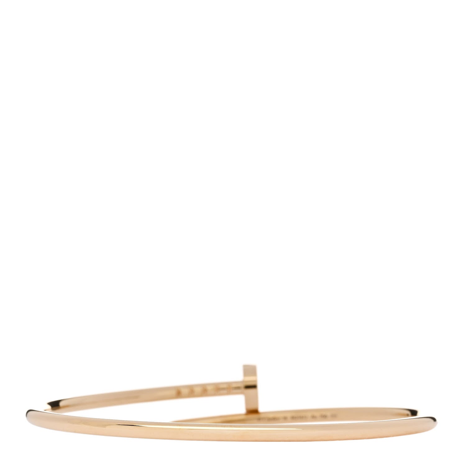 Cartier 18K Yellow Gold Small Juste Un Clou Bracelet 16 2 of 4