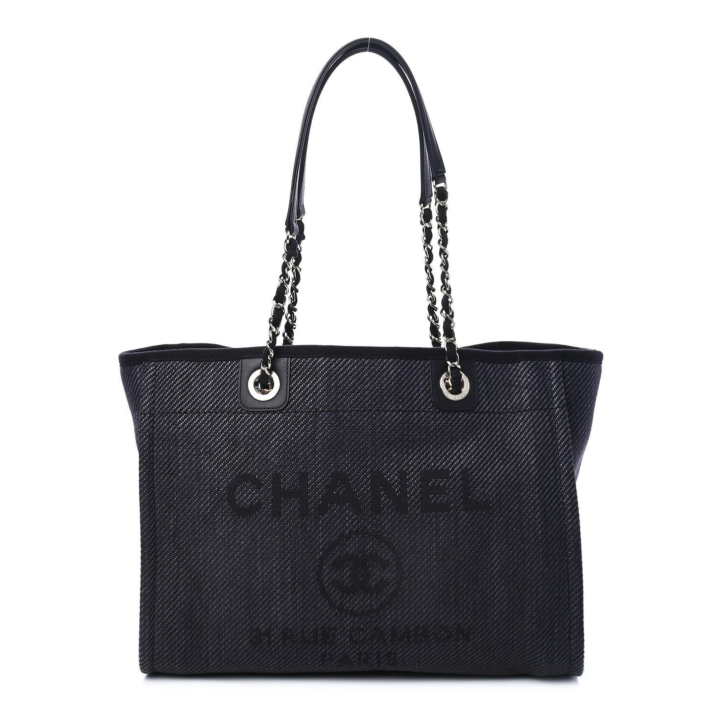 Mixed Fibers Small Deauville Tote Black
