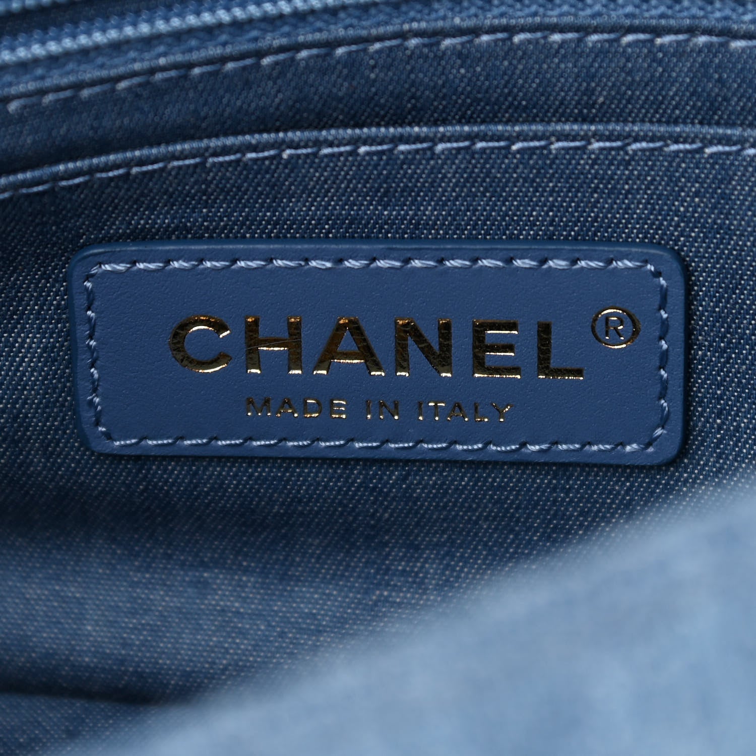 Chanel Denim Quilted Mini Pearl Crush Rectangular Flap Blue 12 of 18