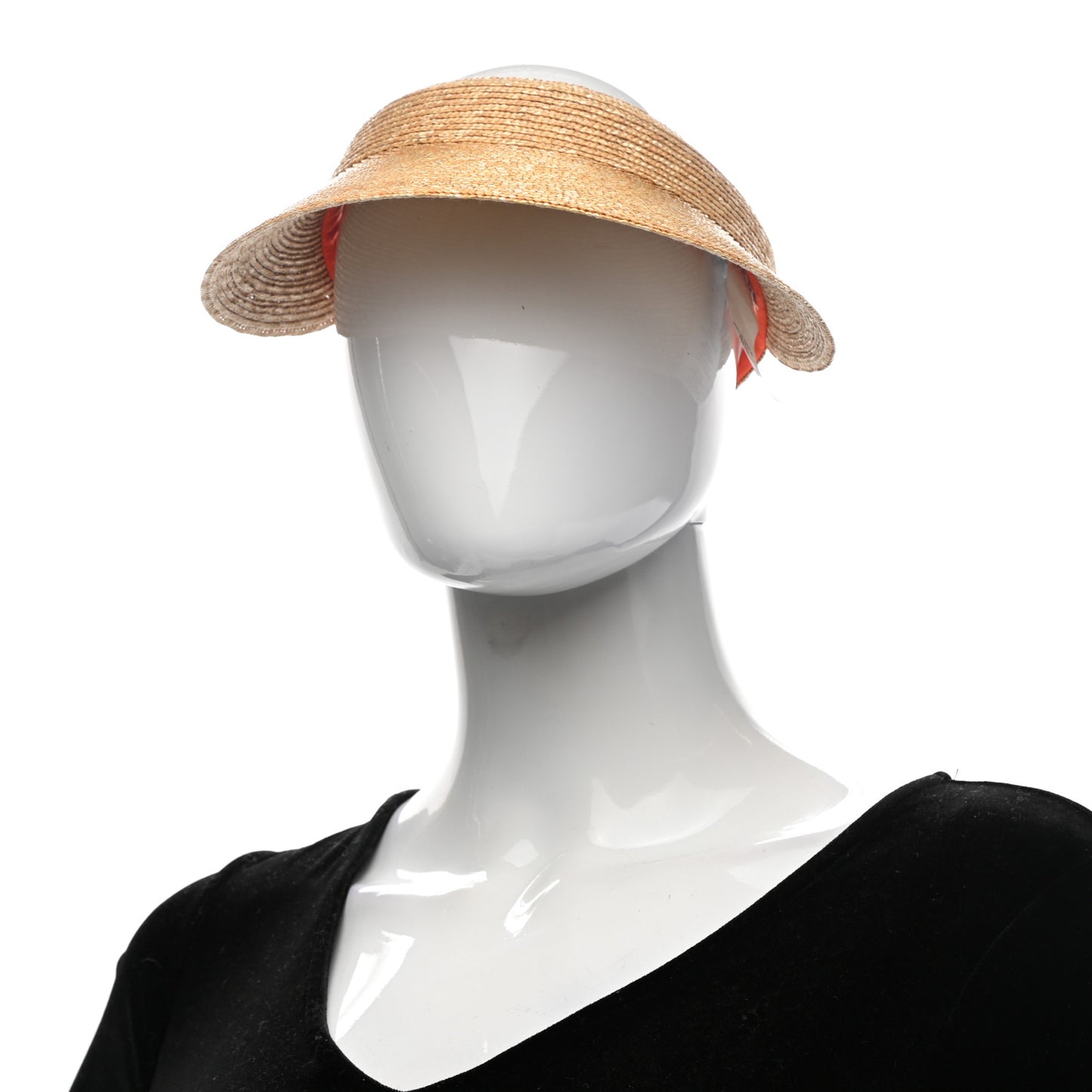 Straw Silk Etriers Andrea Visor M Natural Beige
