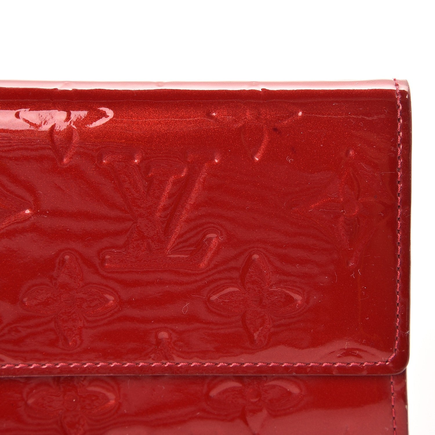 Louis Vuitton Vernis Sarah Wallet Pomme D'Amour 10 of 11