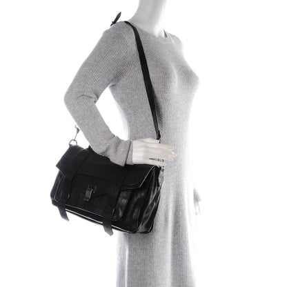 Proenza Schouler Lambskin Medium PS1 Satchel Black 2 of 7