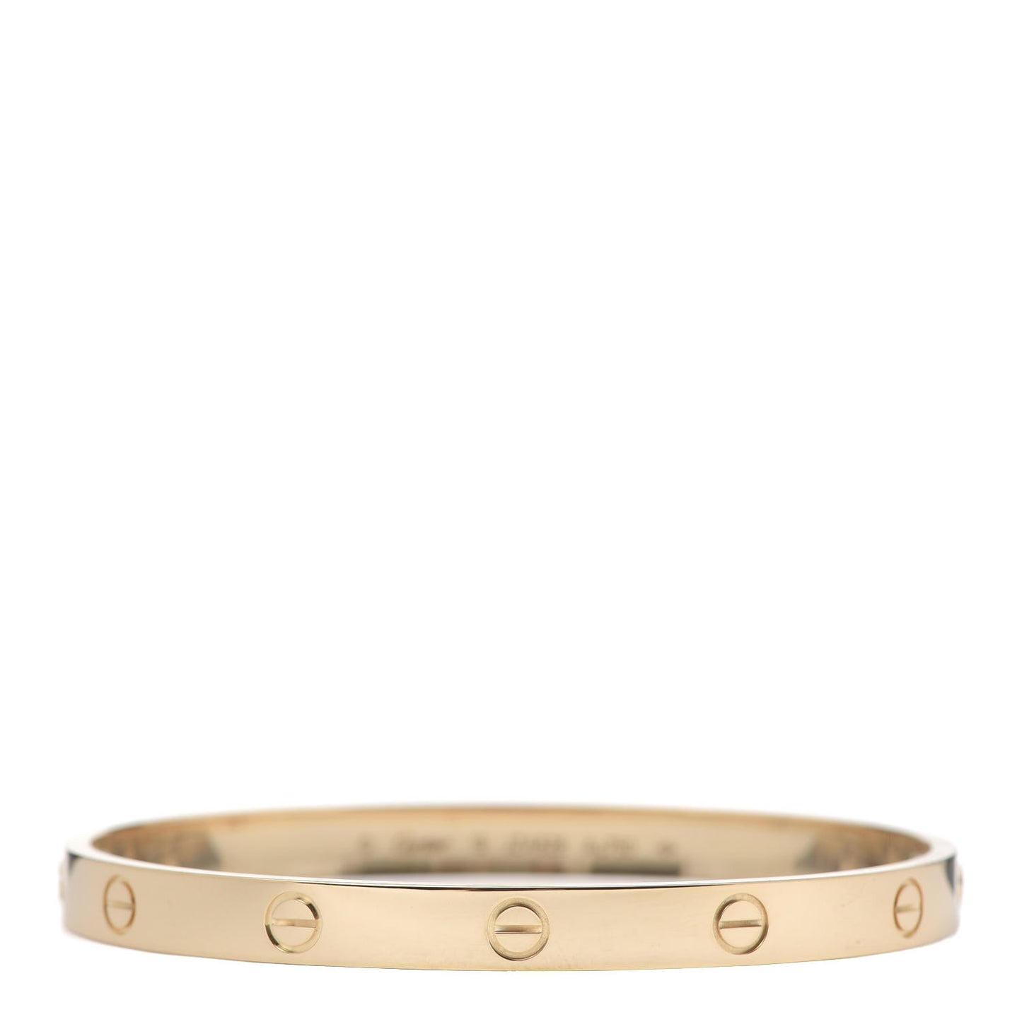 18K Yellow Gold LOVE Bracelet 19