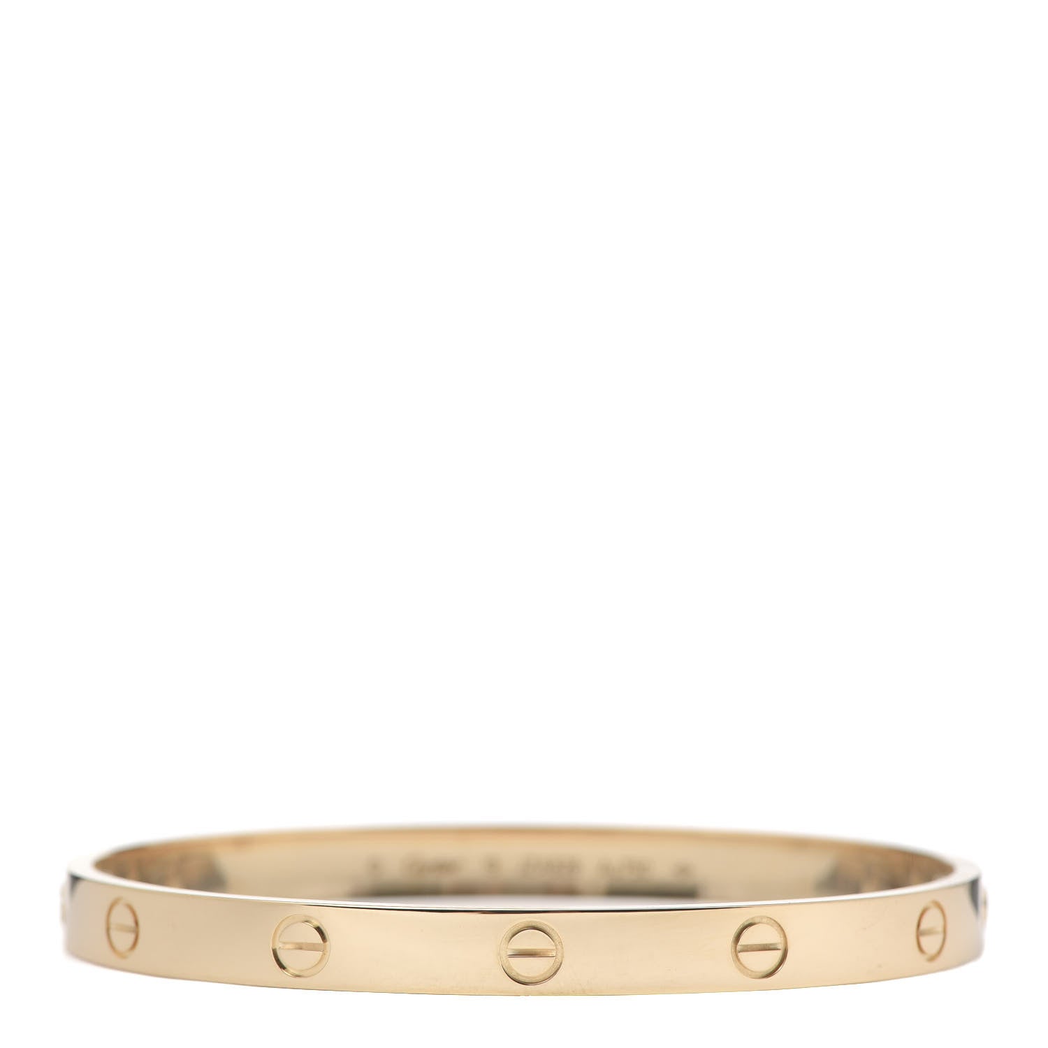 Cartier 18K Yellow Gold LOVE Bracelet 19 1 of 8
