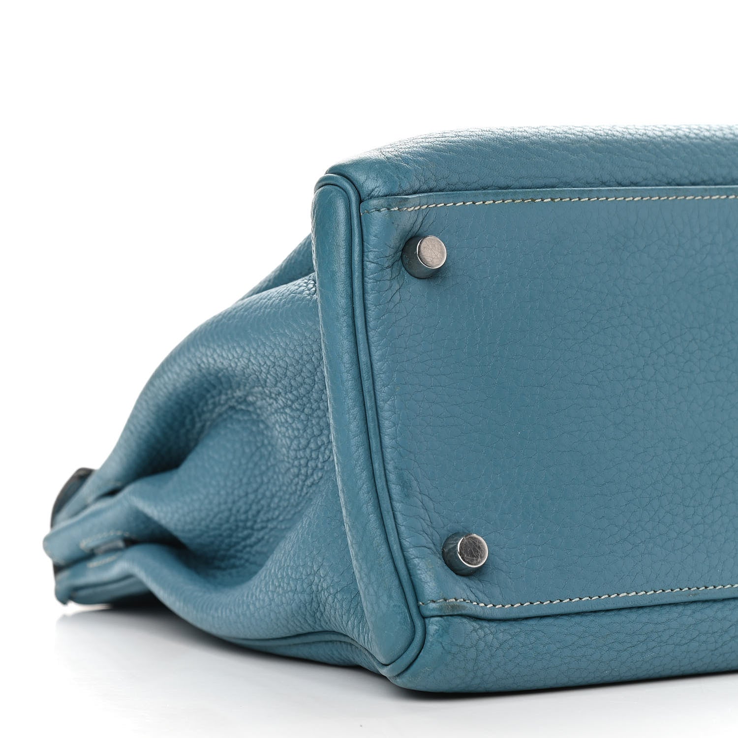 Hermes Taurillon Clemence Kelly Retourne 35 Blue Jean 9 of 23