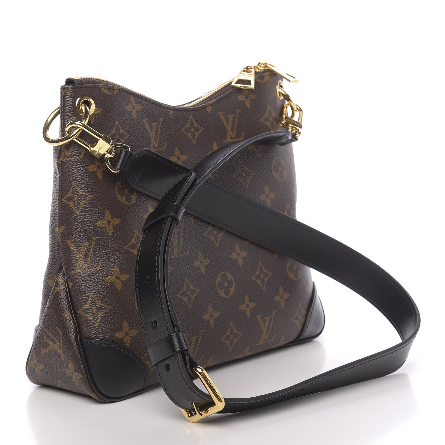 Louis Vuitton Monogram Odeon PM Black 3 of 9