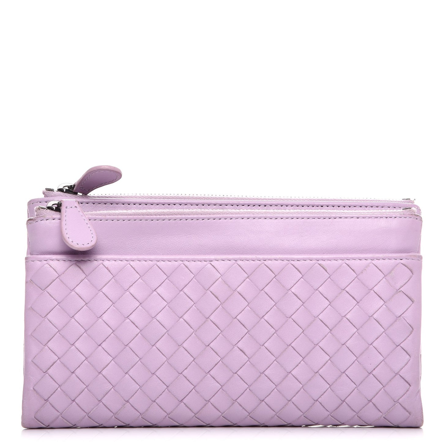 Nappa Intrecciato Fold Over Wallet Parme