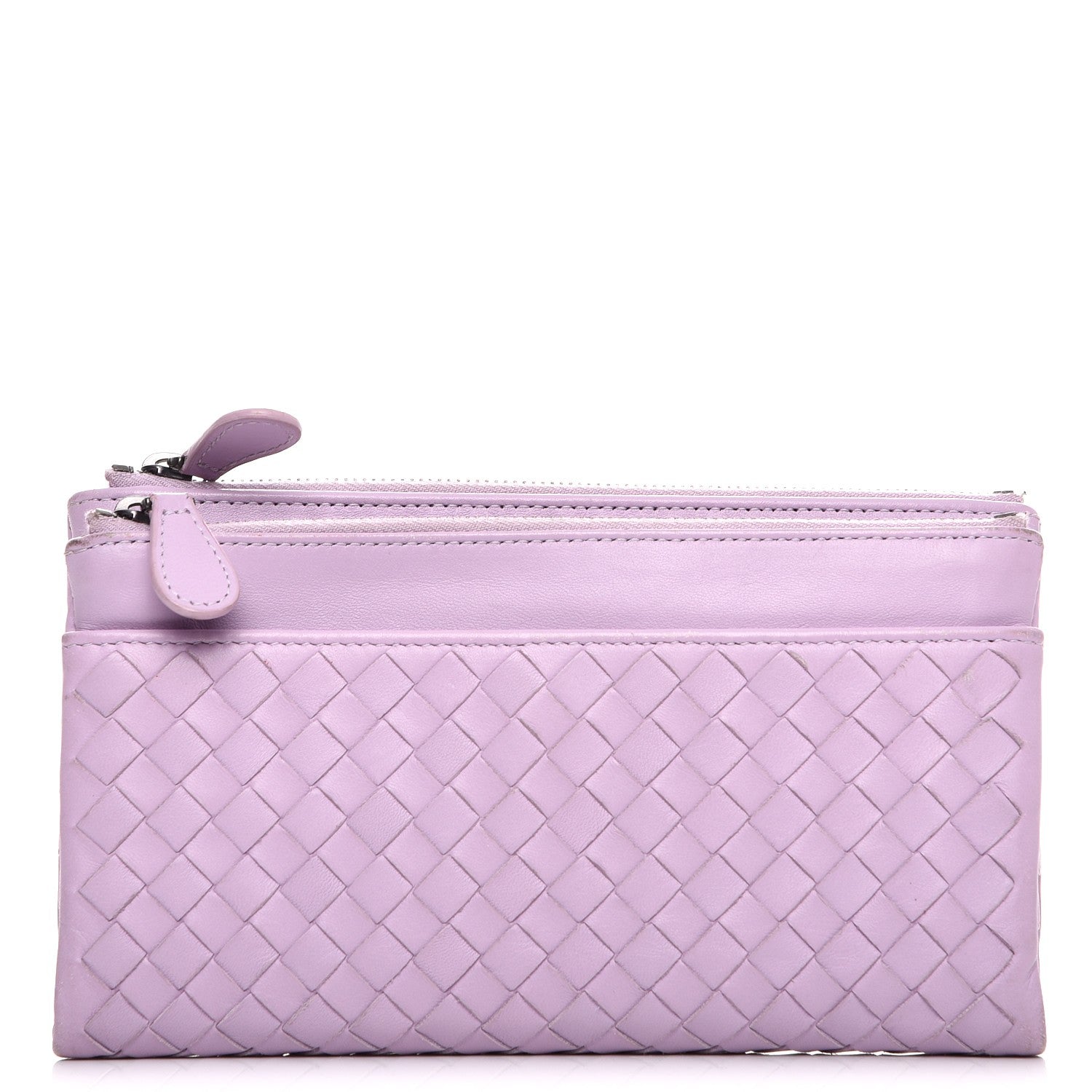 Bottega Veneta Nappa Intrecciato Fold Over Wallet Parme 1 of 7