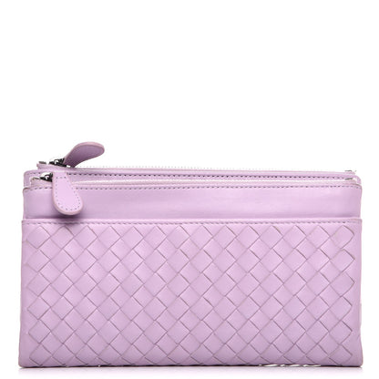 Bottega Veneta Nappa Intrecciato Fold Over Wallet Parme 1 of 7