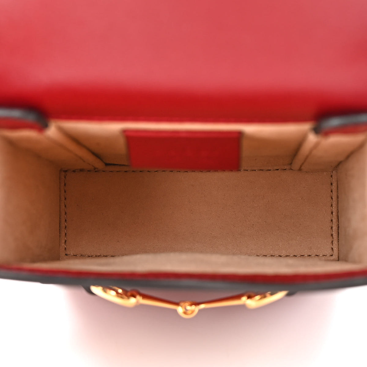 Boarded Plutone Calfskin Mini Horsebit 1955 Crossbody Bag New Cherry Red