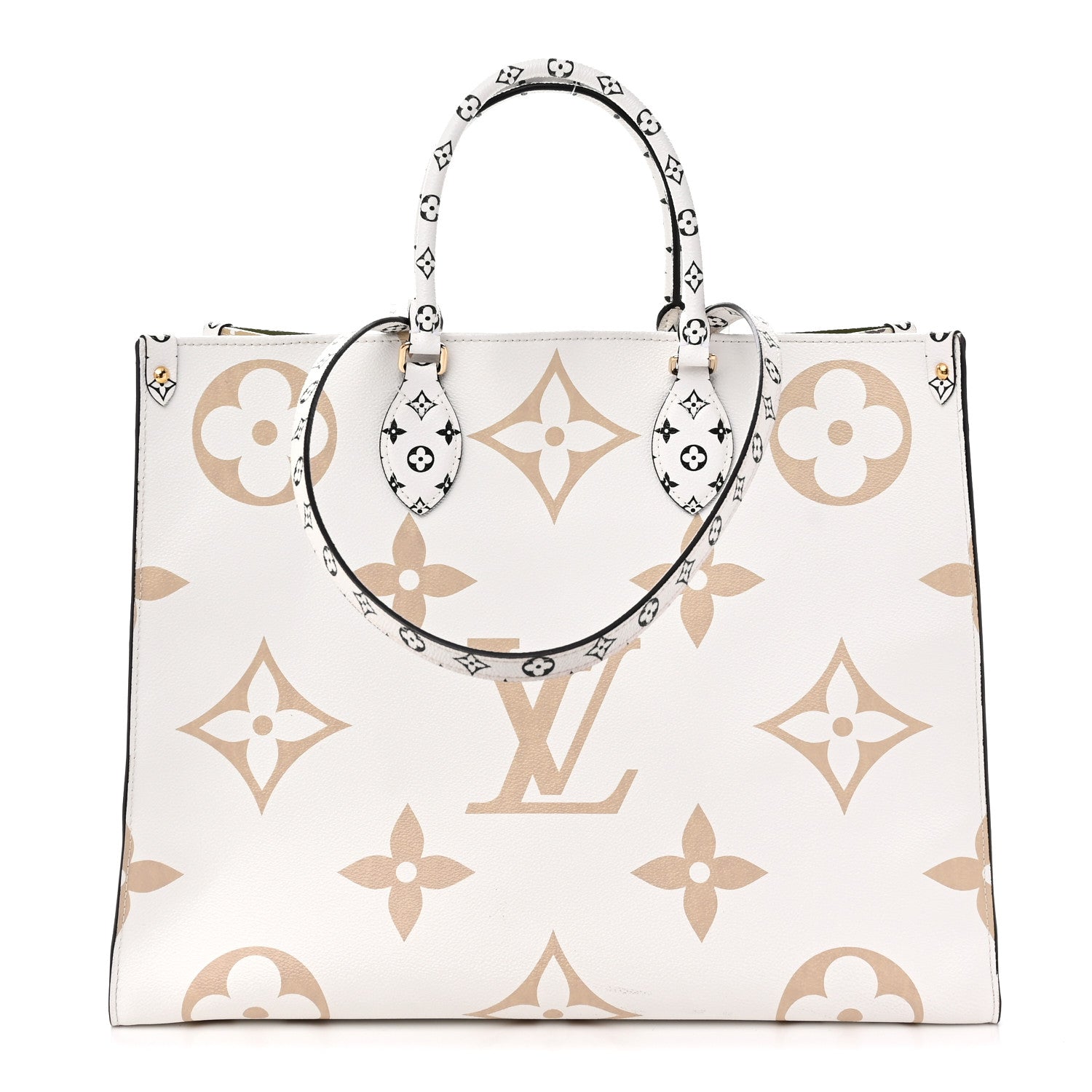 Louis Vuitton Monogram Giant Onthego GM Kaki Beige 1 of 9