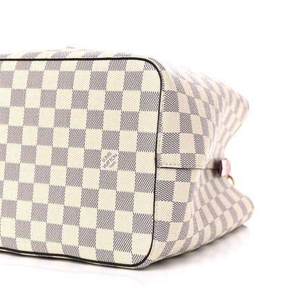 Louis Vuitton Damier Azur Neonoe MM Eau De Rose 8 of 10