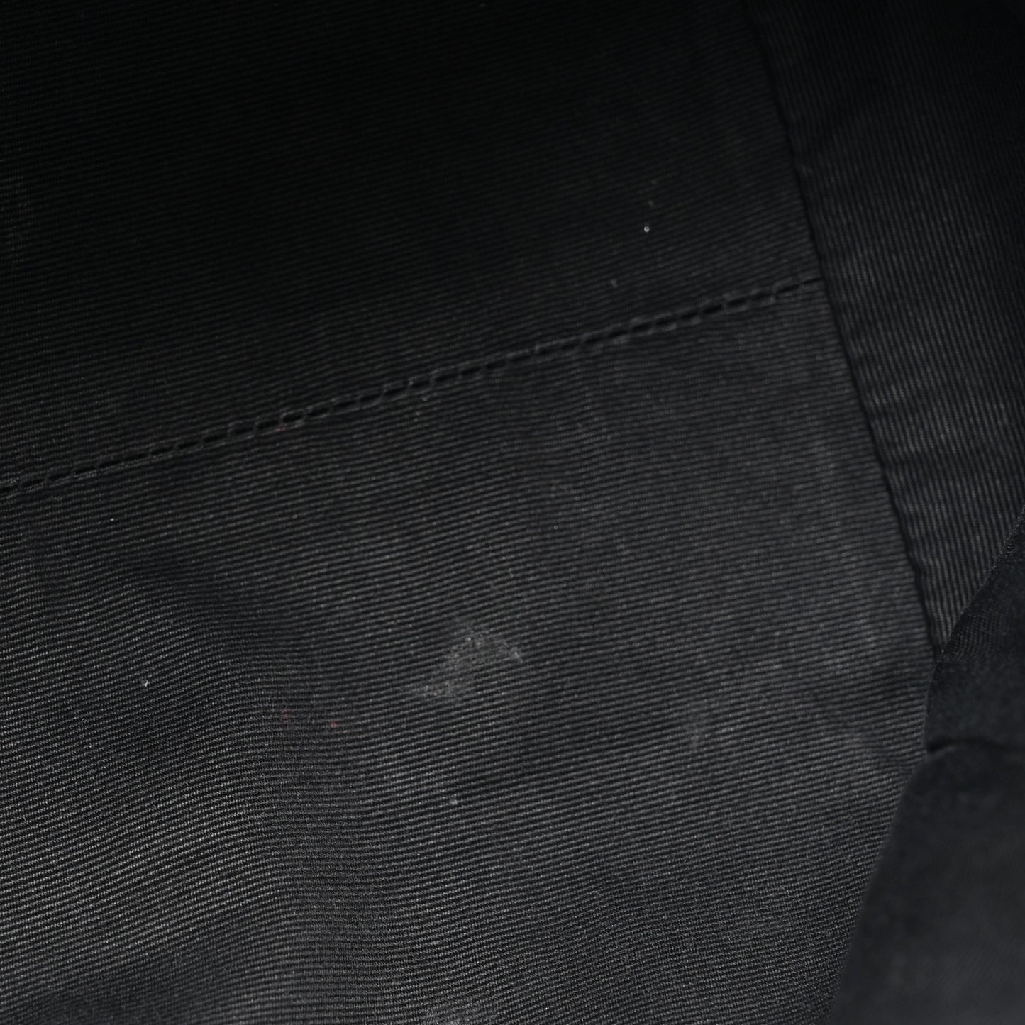 Pebbled Lambskin Chevron Monogram Small Nolita Black