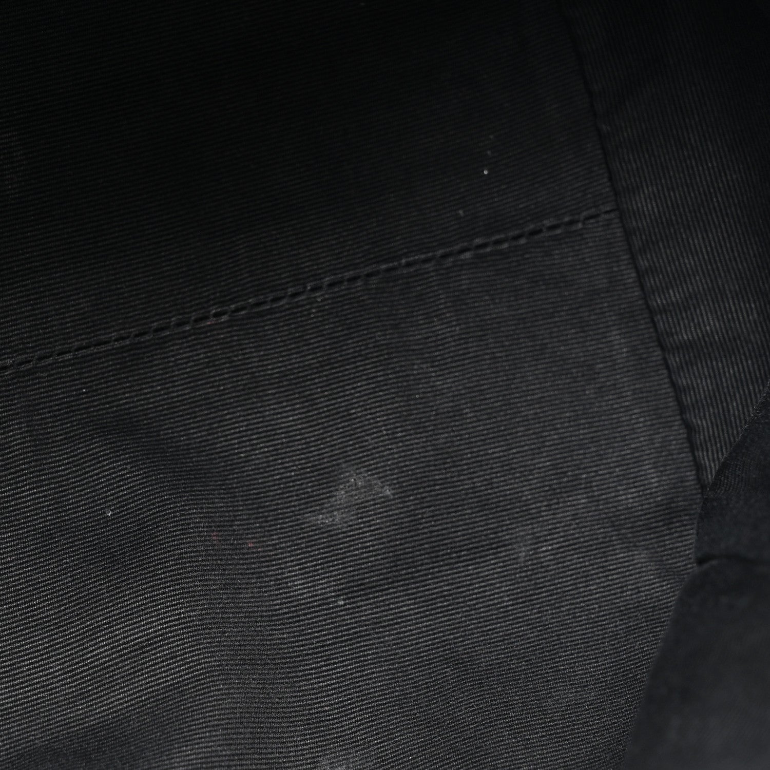 Saint Laurent Pebbled Lambskin Chevron Monogram Small Nolita Black 12 of 17