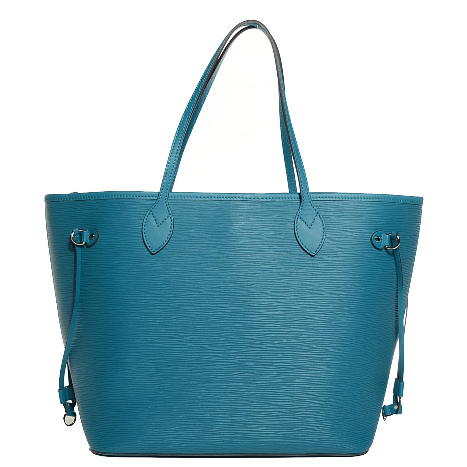 Louis Vuitton Epi Neverfull MM Cyan 1 of 9