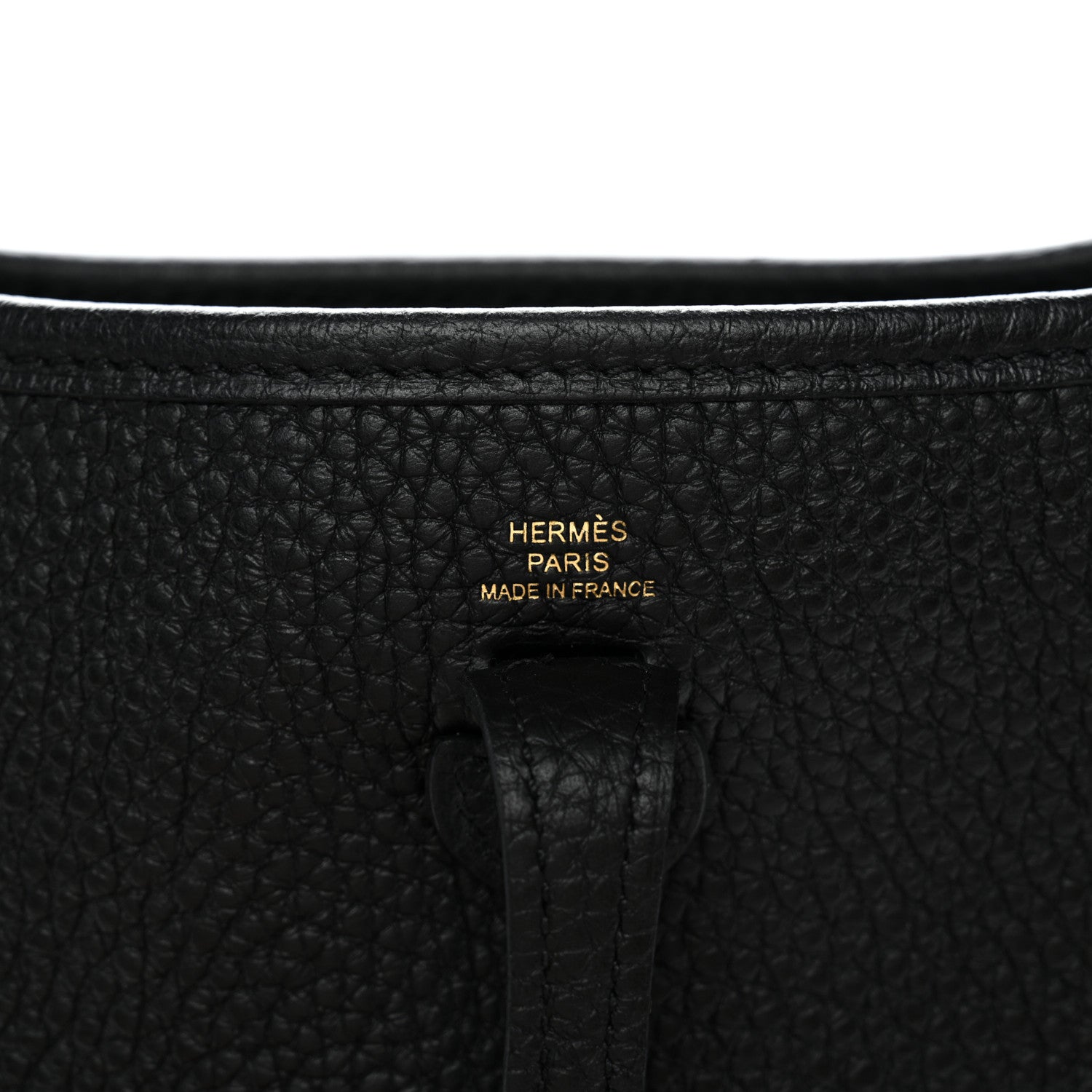 Hermes Taurillon Clemence Evelyne TPM Black Noisette Cuivre 5 of 10