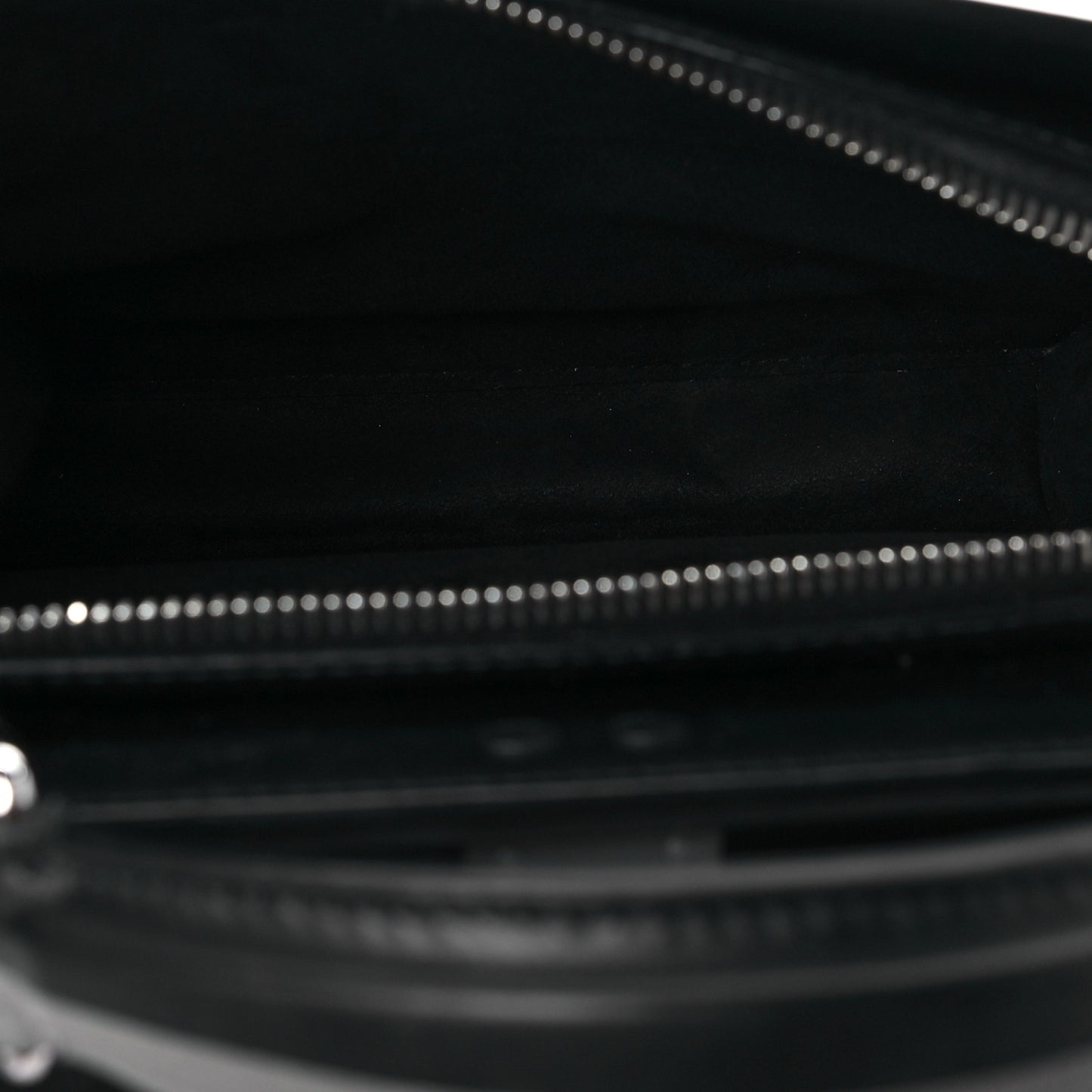 Cuoio Romano Vitello Cover Monochrome Mini Peekaboo I SEE U Satchel Argilla Black